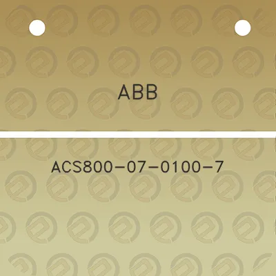 abb-acs800-07-0100-7