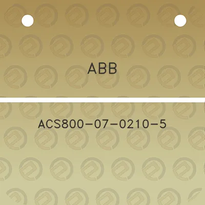 abb-acs800-07-0210-5