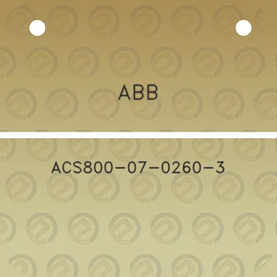 abb-acs800-07-0260-3