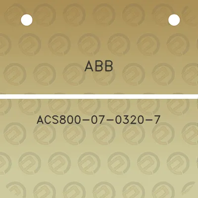 abb-acs800-07-0320-7