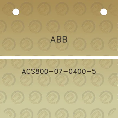 abb-acs800-07-0400-5