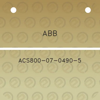 abb-acs800-07-0490-5