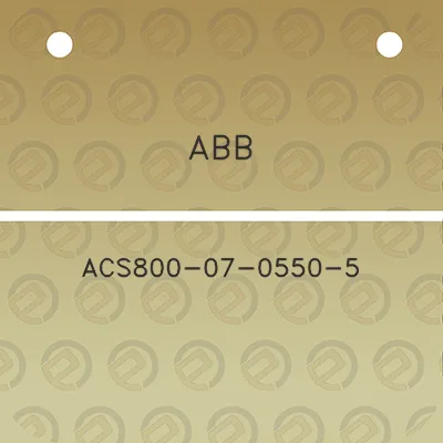 abb-acs800-07-0550-5