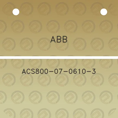 abb-acs800-07-0610-3