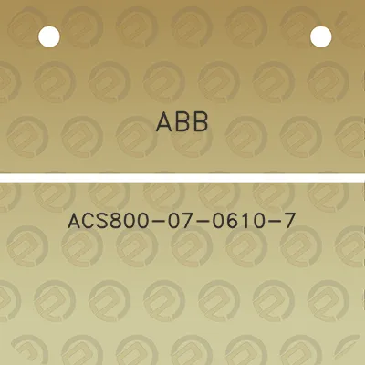 abb-acs800-07-0610-7