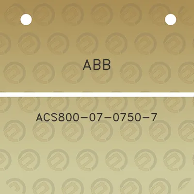 abb-acs800-07-0750-7