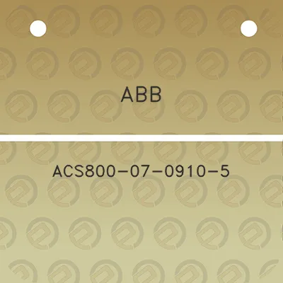 abb-acs800-07-0910-5