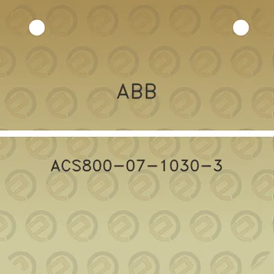 abb-acs800-07-1030-3