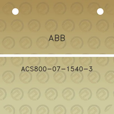 abb-acs800-07-1540-3