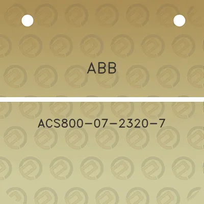 abb-acs800-07-2320-7