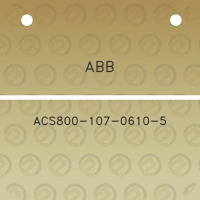 abb-acs800-107-0610-5