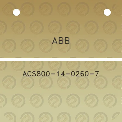 abb-acs800-14-0260-7