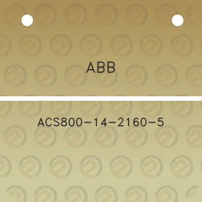 abb-acs800-14-2160-5