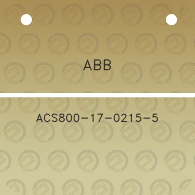 abb-acs800-17-0215-5