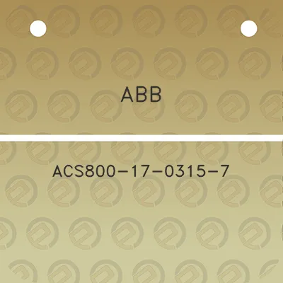 abb-acs800-17-0315-7