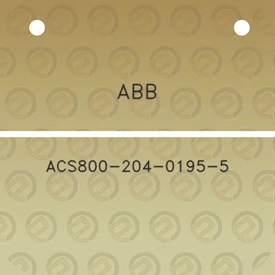 abb-acs800-204-0195-5