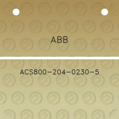 abb-acs800-204-0230-5