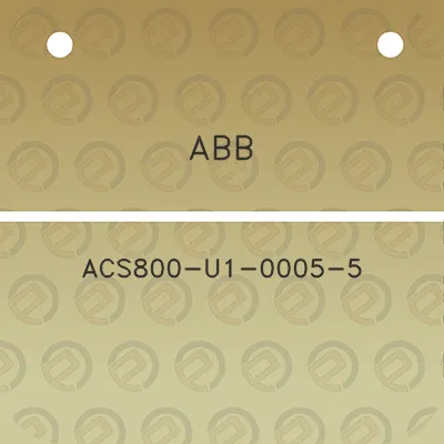 abb-acs800-u1-0005-5