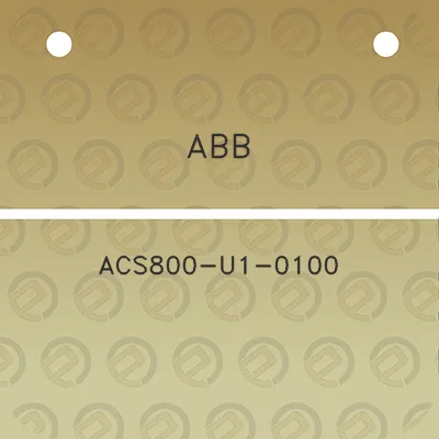 abb-acs800-u1-0100