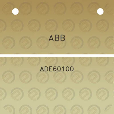 abb-ade60100