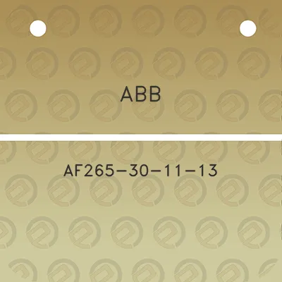 abb-af265-30-11-13