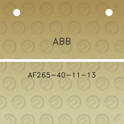 abb-af265-40-11-13