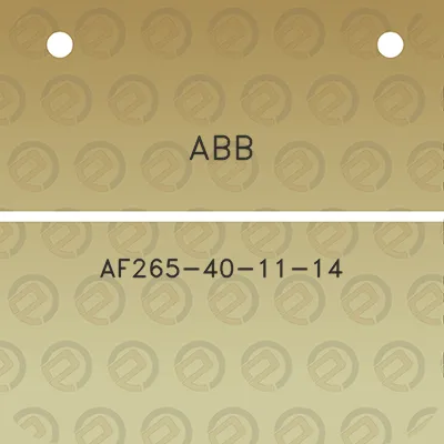 abb-af265-40-11-14