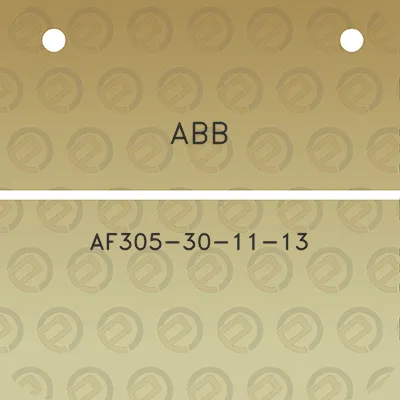 abb-af305-30-11-13