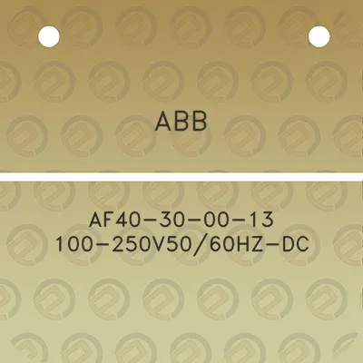 abb-af40-30-00-13-100-250v5060hz-dc