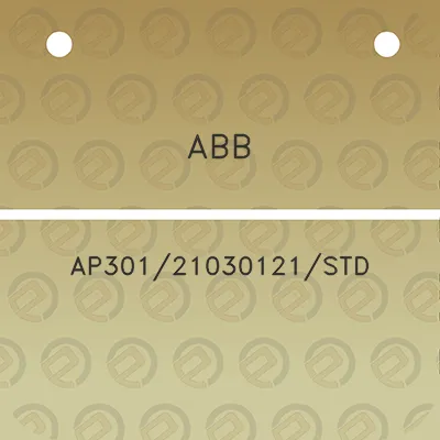 abb-ap30121030121std