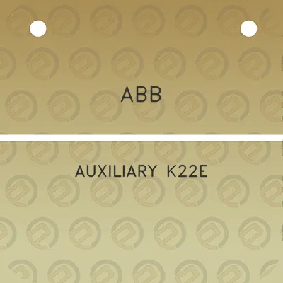 abb-auxiliary-k22e