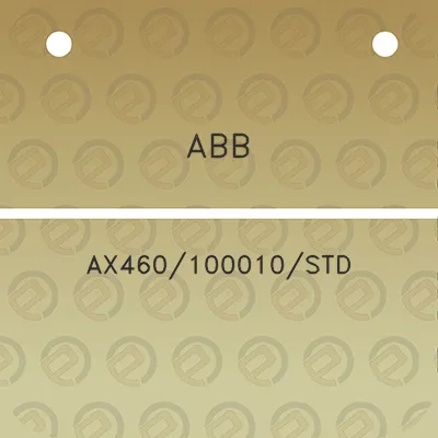 abb-ax460100010std