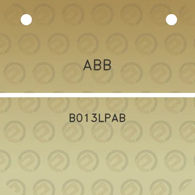 abb-b013lpab