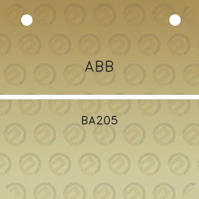 abb-ba205