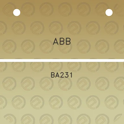 abb-ba231