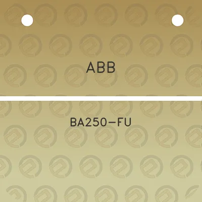 abb-ba250-fu