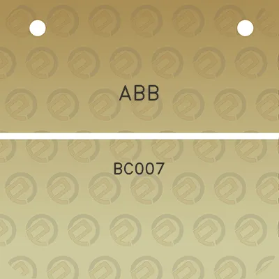 abb-bc007