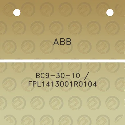 abb-bc9-30-10-fpl1413001r0104