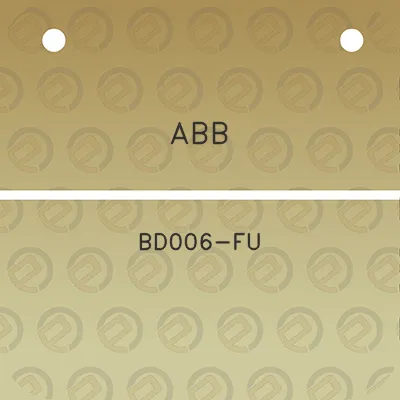 abb-bd006-fu