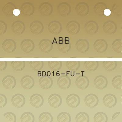 abb-bd016-fu-t