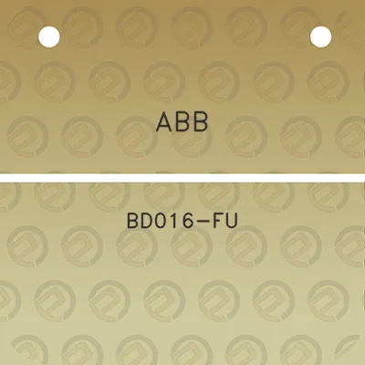 abb-bd016-fu