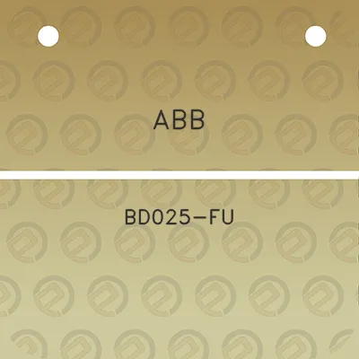 abb-bd025-fu