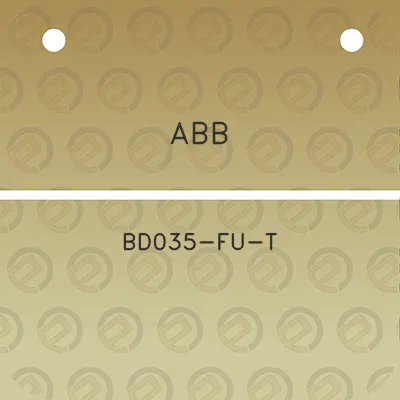 abb-bd035-fu-t