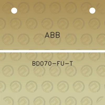 abb-bd070-fu-t