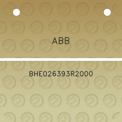 abb-bhe026393r2000