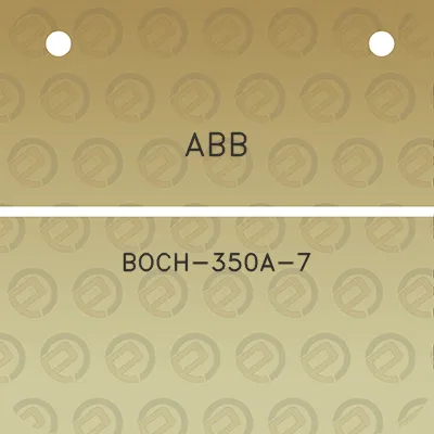 abb-boch-350a-7