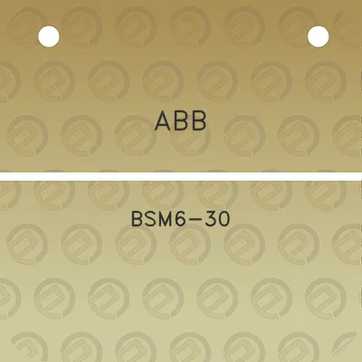 abb-bsm6-30