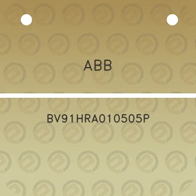 abb-bv91hra010505p