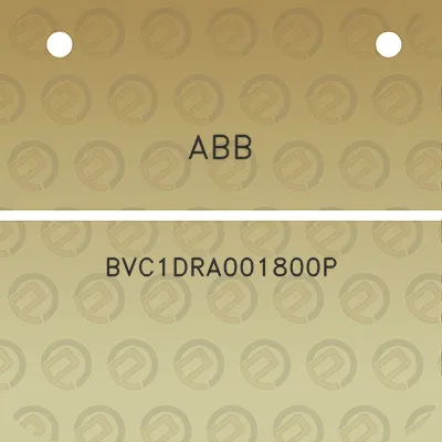 abb-bvc1dra001800p