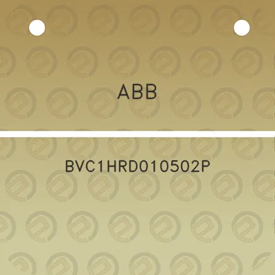 abb-bvc1hrd010502p